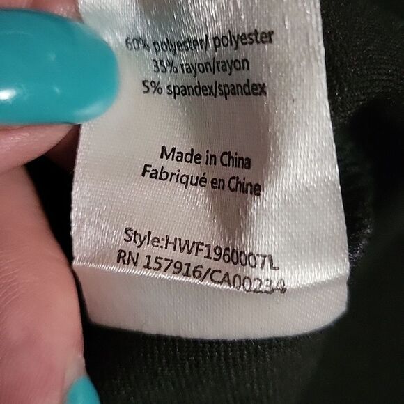 * HALSTON small plaid stretch pants - Picture 9 of 13